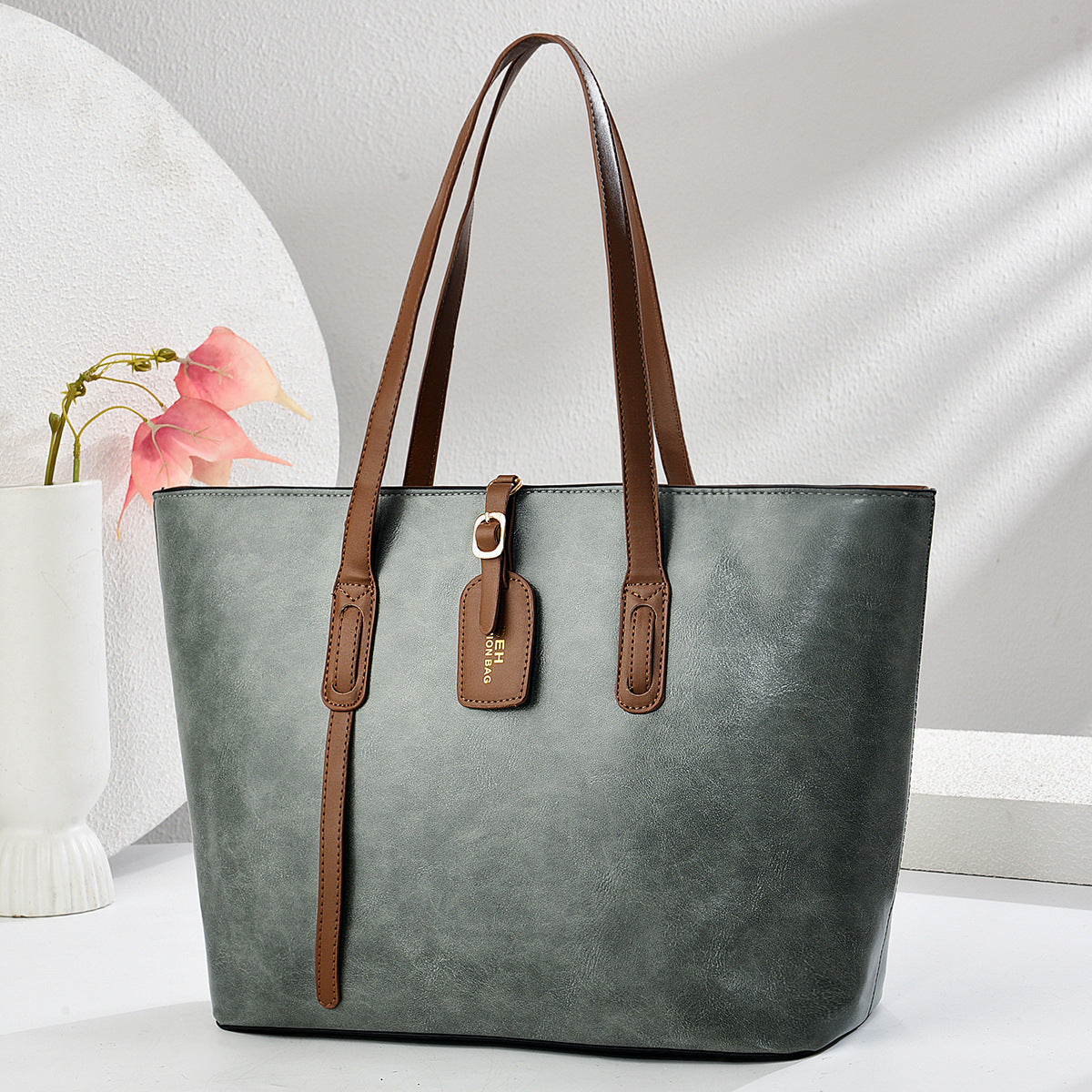 Sac messager à bandoulière en cuir, sac à main polyvalent de haute qualité