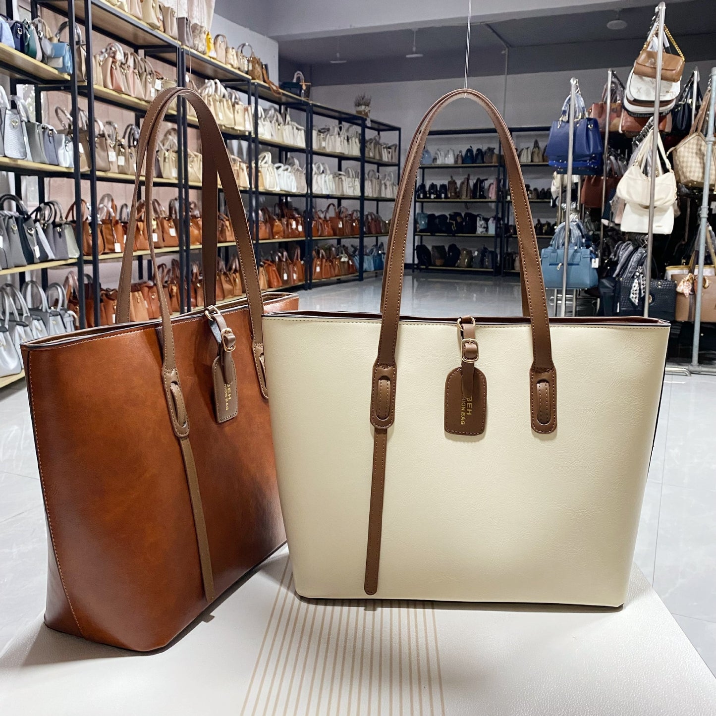 Sac messager à bandoulière en cuir, sac à main polyvalent de haute qualité