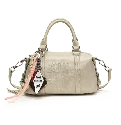 Sac messager à bandoulière assorti, style rétro et tendance