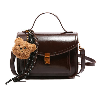 Petit sac carré portable rétro haut de gamme assorti