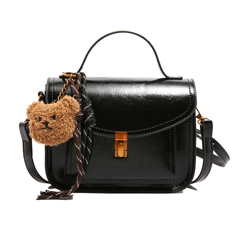 Petit sac carré portable rétro haut de gamme assorti