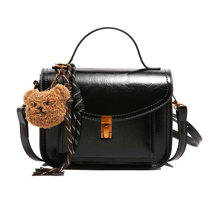 Petit sac carré portable rétro haut de gamme assorti