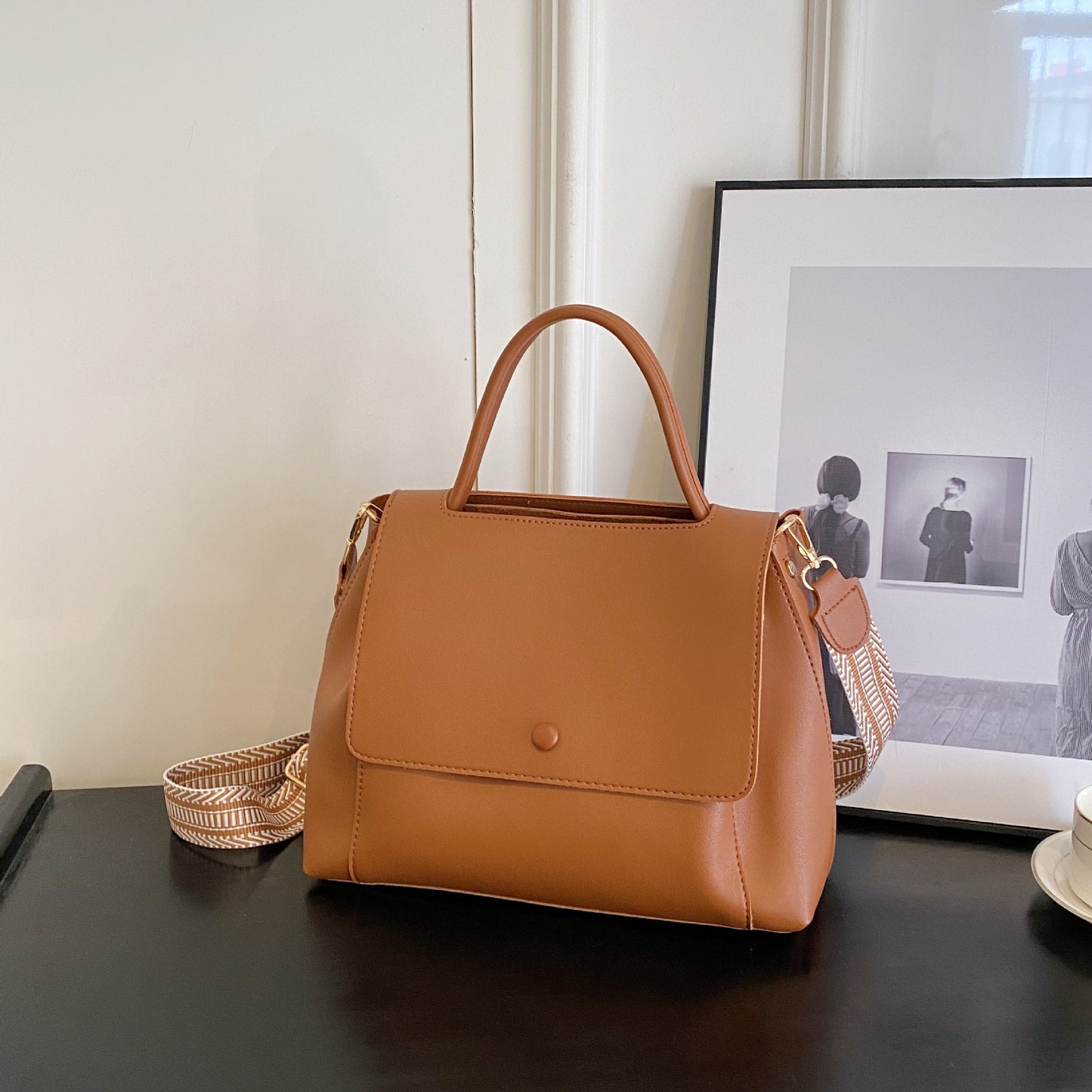 Sac à main polyvalent, sac messager à bandoulière de grande capacité